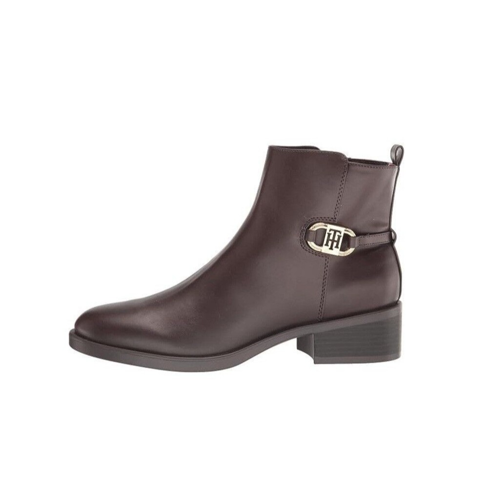 Tommy Hilfiger Womens 5.5 M Dark Brown Imiera Booties NIB TI0